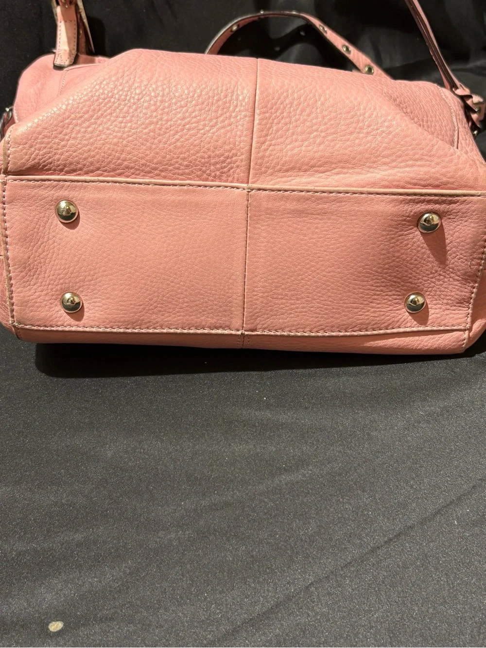 b. makowsky pebbled leather